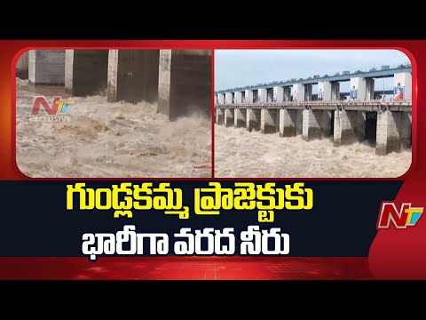 Heavy Flood Water Hits Gundlakamma Project Due Montha Cyclone Effect | NTV Telugu - NTVTELUGU