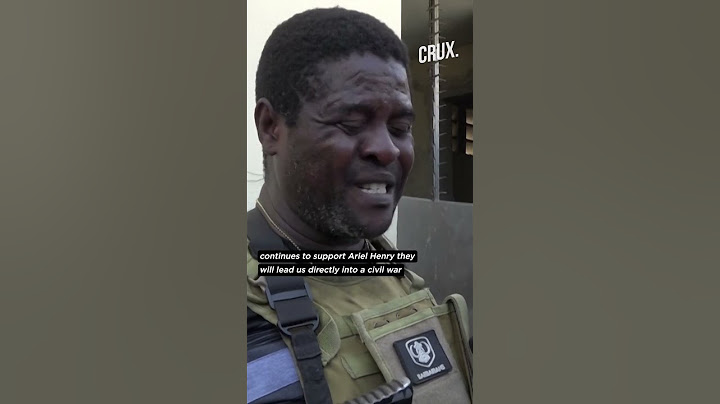 Haitian Gang Leader "Barbecue" Warns Of "Civil War" & "Genocide"