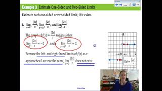 PreCalc 12.1 Estimating Limits Graphically 2018
