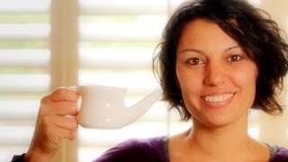 How to Use a Neti Pot or Nasal Rinse Cup