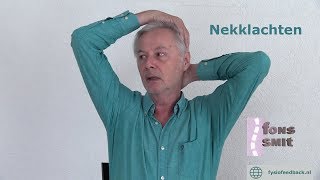 Zelfbehandeling Van Pijnlijke En Beperkte Draaiing Van De Nek