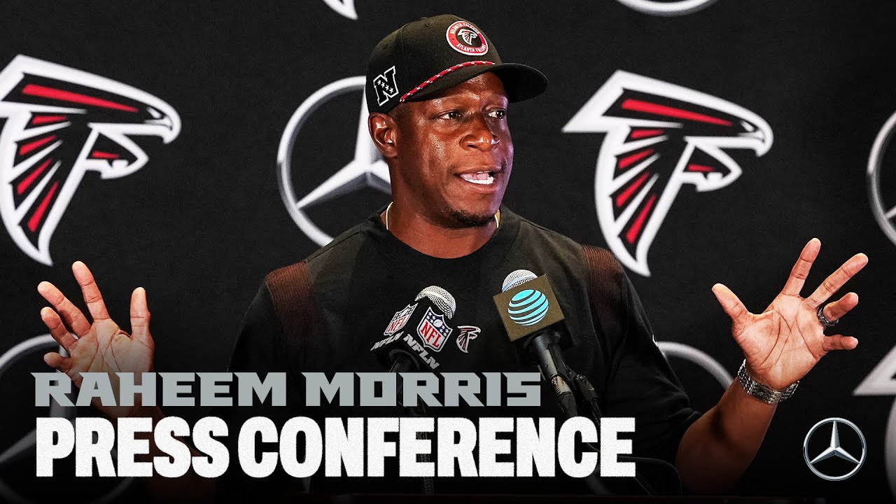 Raheem Morris excited for Atlanta Falcons progress ahead of open practice at Mercedes-Benz Stadium
