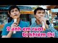 2 anh em ruột bị khiếm thị hát rong mưu sinh lấy nước mắt người nghe - Giọng Ca Nhí