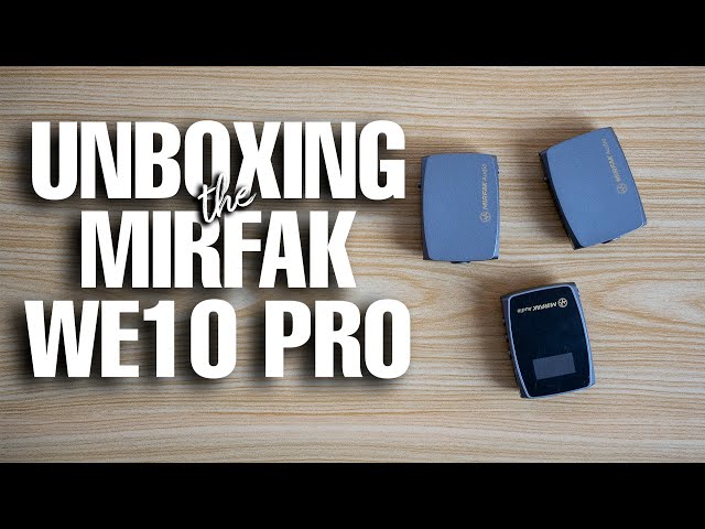 Unboxing the Mirfak WE10 Pro - YouTube