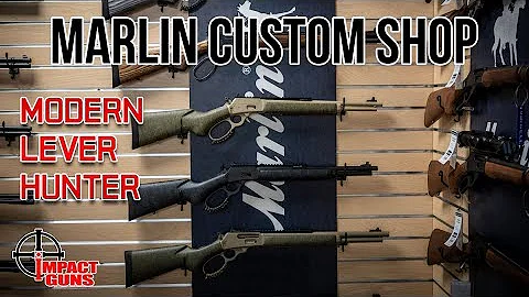 Marlin Custom Shop Modern Lever Hunter Rifles - Re...