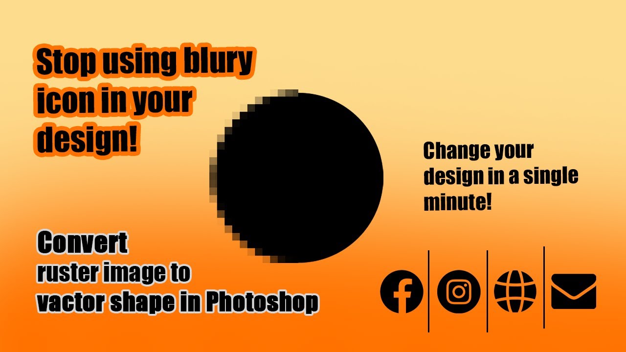 How to make a raster image to vector shape | How to make a raster image to vector shape in bangla