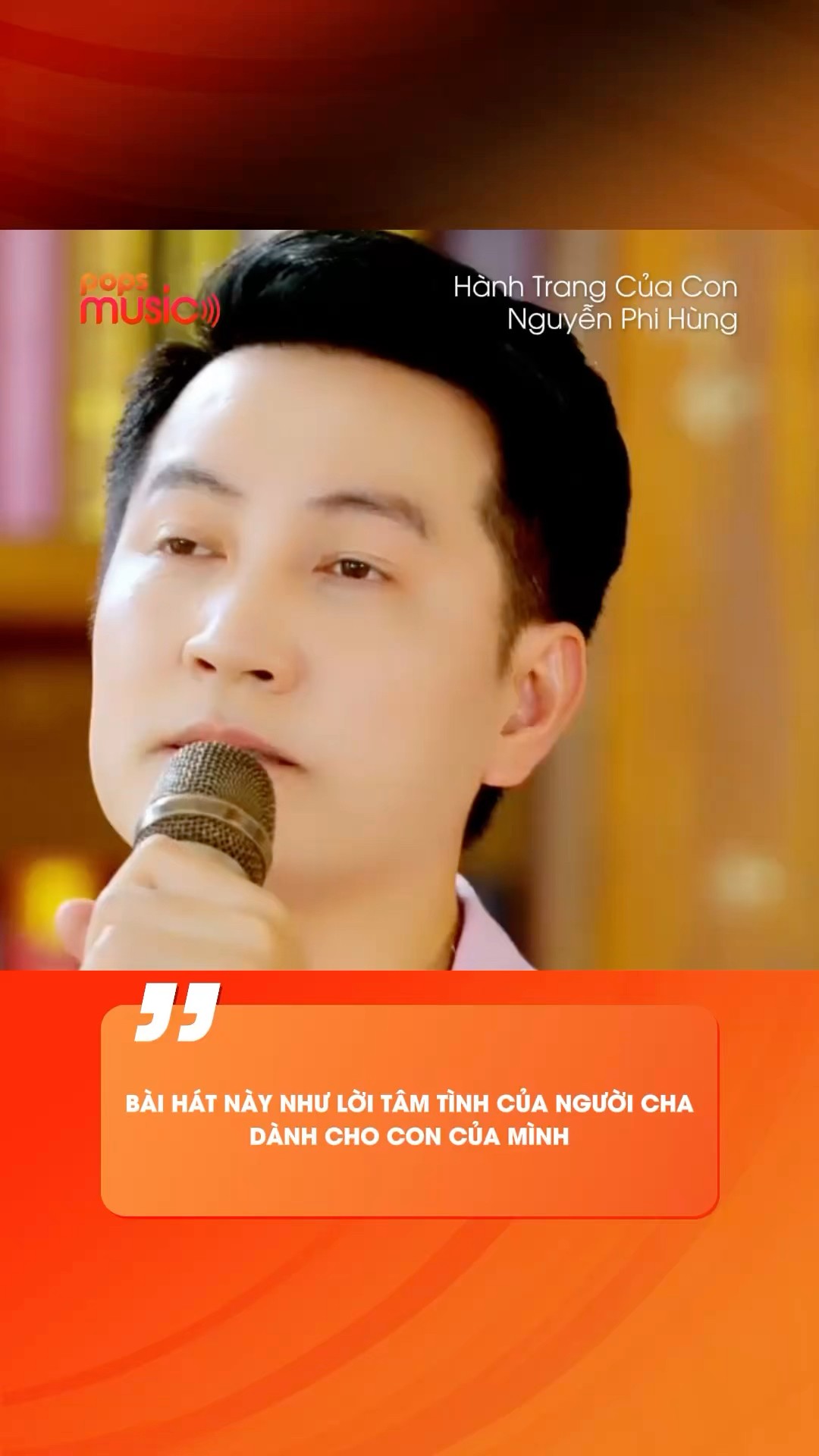 Bài hát này như lời tâm tình của người cha dành cho con của mình #popsmusic