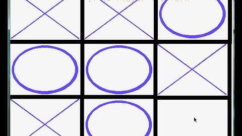 my SDL tic tac toe game