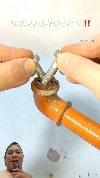 How to open a broken pipe thread inside #shorts #diy #openbrokenpipeinside #opendraft #cloggedpip...