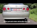 Lexus IS200 - zvuk - odstranění koncového tlumiče