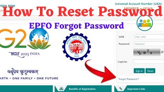 PF Password Forgot | How To Reset or Change PF Password Online | PF Password Online Reset or change