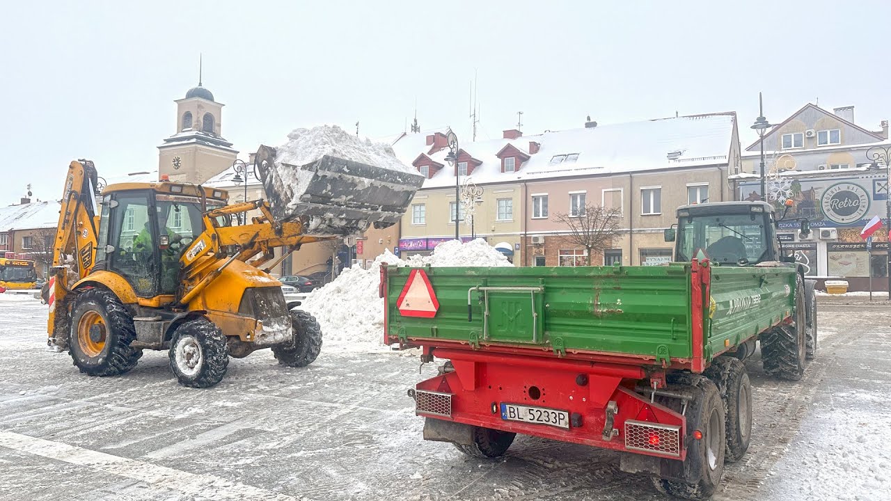 Zima ostrzejsza niż rok temu. Łomża intensyfikuje walkę ze śniegiem