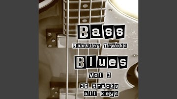 C# (Db) Backing Track Jam for Bass - 124 bpm shuffle Blues