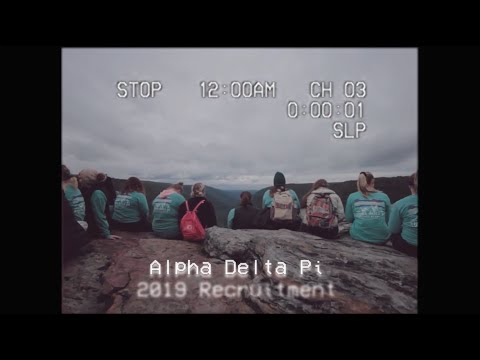 Alpha Delta Pi Recruitment 2019 // West Virginia Wesleyan College