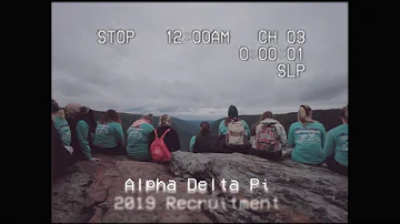 Alpha Delta Pi Recruitment 2019 // West Virginia Wesleyan College