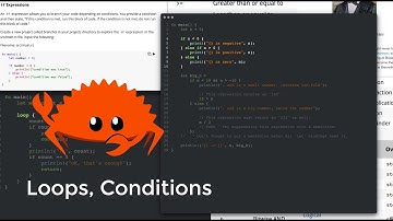Programming in Rust: If Statements, While Loops, Conditions, and Boolean Logic