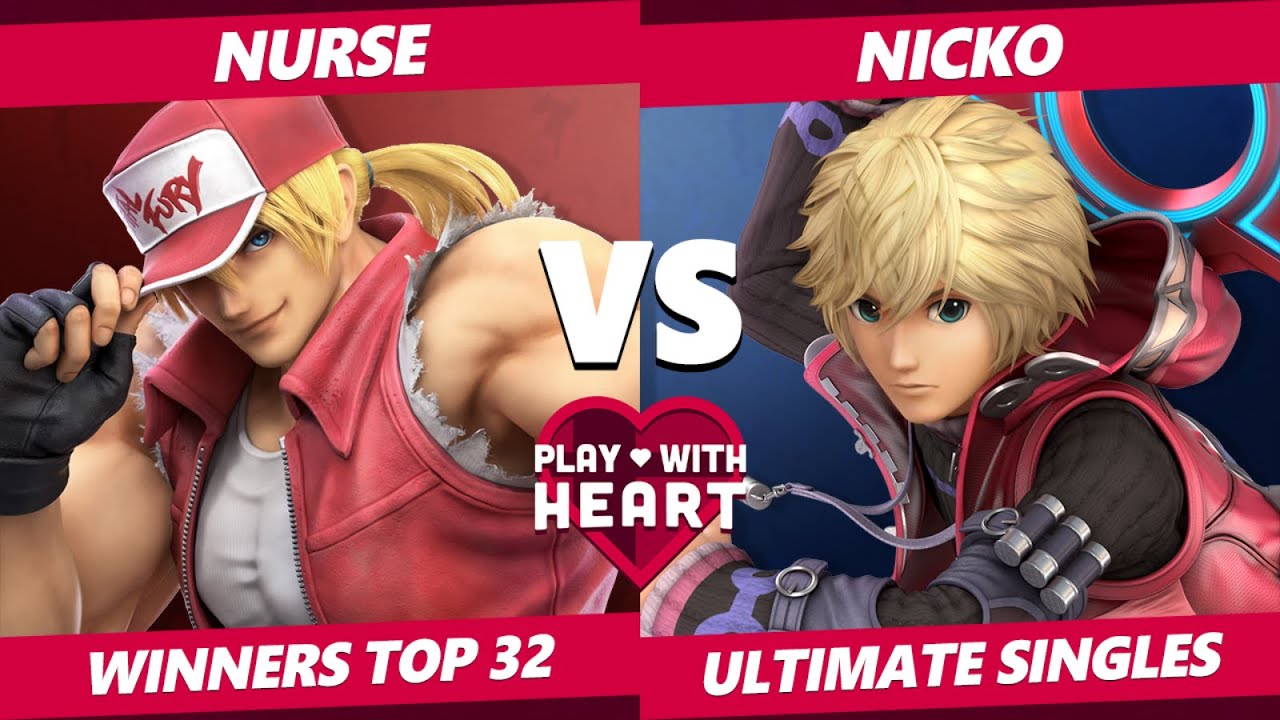 Play With Heart SSBU - DEM | Nicko (Shulk) Vs. DH | Nurse (Terry) Smash Ultimate Tournament Top 32