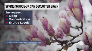 Spring cleaning may boost mental health, experts say