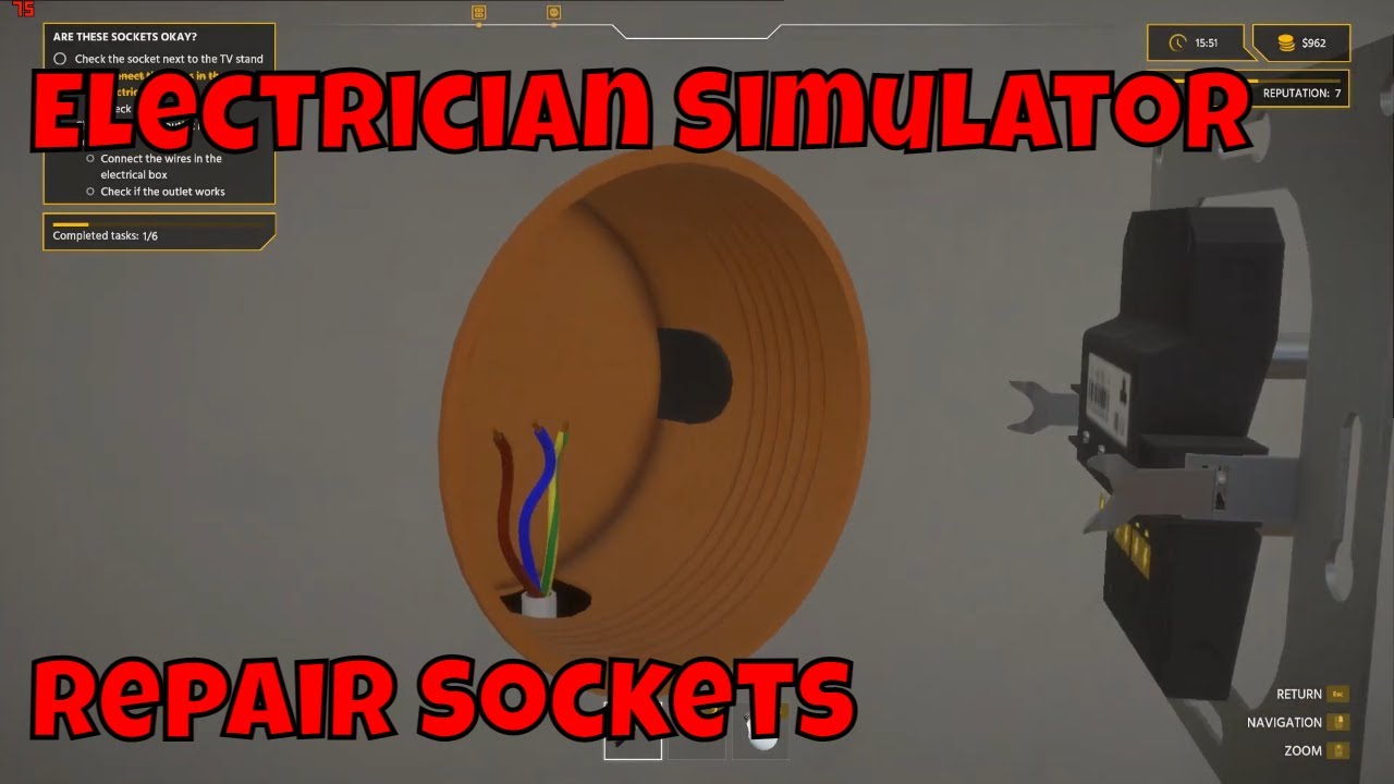 Electrician Simulator walkthrough. Are these light sockets OK? - YouTube