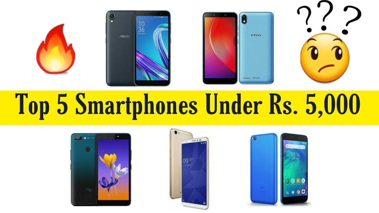 Top 5 Phones Under 5000 in  June 2019 | Best entry level smartphones | smartphones under rs. 5,000