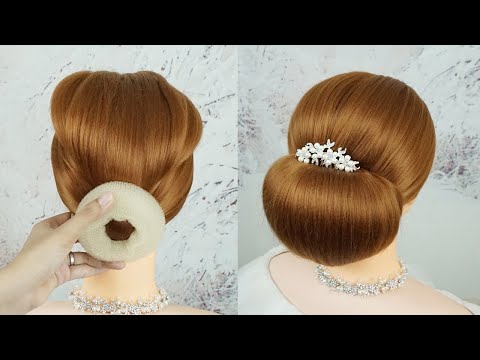 Easy Bun Hairstyles With Donut Beauty School Makeup