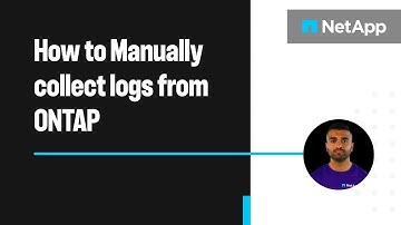 How to manually collect logs from ONTAP