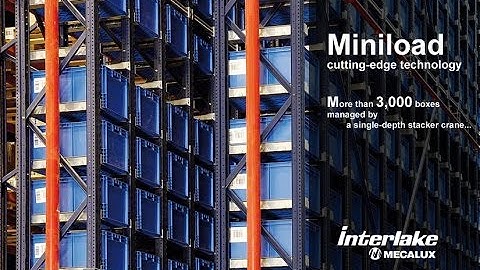 More than 3,000 boxes managed by a miniload - Interlake Mecalux