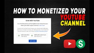 HOW TO GET MONETIZED ON YOUTUBE || EASY STEP TO START YOUR MONETIZATION ON YOUTUBE ||