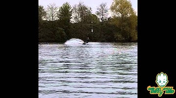 Cable Wakeboard learning S-bend and Backmobe