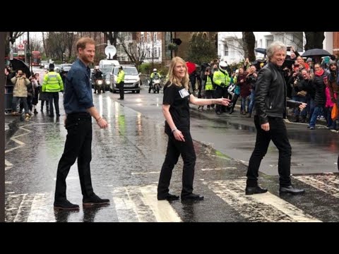 Prince Harry Meets Jon Bon Jovi! Records Invictus Games Charity Single!