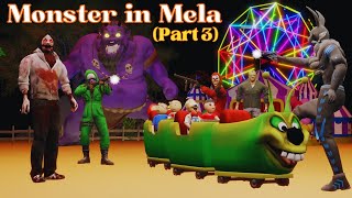 Monster In Mela Part 3 | Giant Wheel | Horse Ride |Fair Swing | Roller Coaster | Gulli Bulli