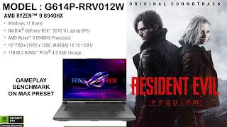 Resident Evil Requiem - RTX 5070 Ti Path Tracing Preset Settings (Laptop)