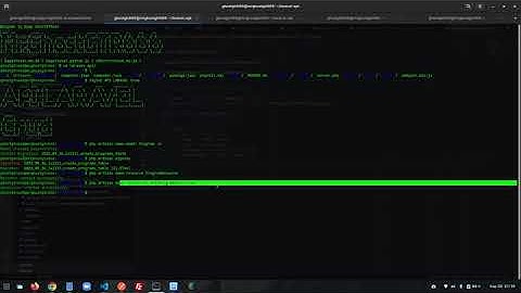 REST API CRUD in Laravel 8 with Sanctum - use GNU/Linux