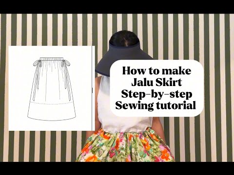 Vol.2: Viral Jalu skirt Pattern Tutorial  #jaluskirt  #howtostyle #sewingtutorial #jalu #jalugrace