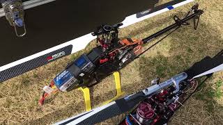 ラジコンヘリREX470LT H1 調整フライト(チャンネル登録者2000人達成！感謝イベント発動！Achieved 2000 subscribers !Thanks event activated