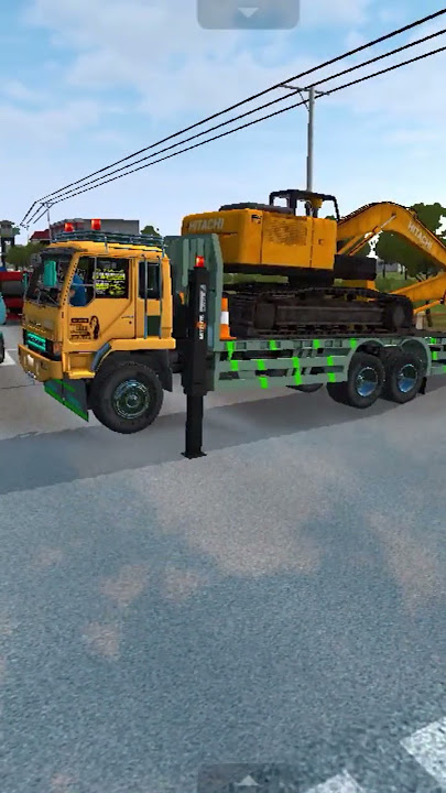 mod bussid truck fuso hd 220ps Sefloder terbaru