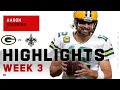 Aaron Rodgers Brushes Off Saints w/ 283 Passing Yds & 3 TDs | NFL 2020 Highlights