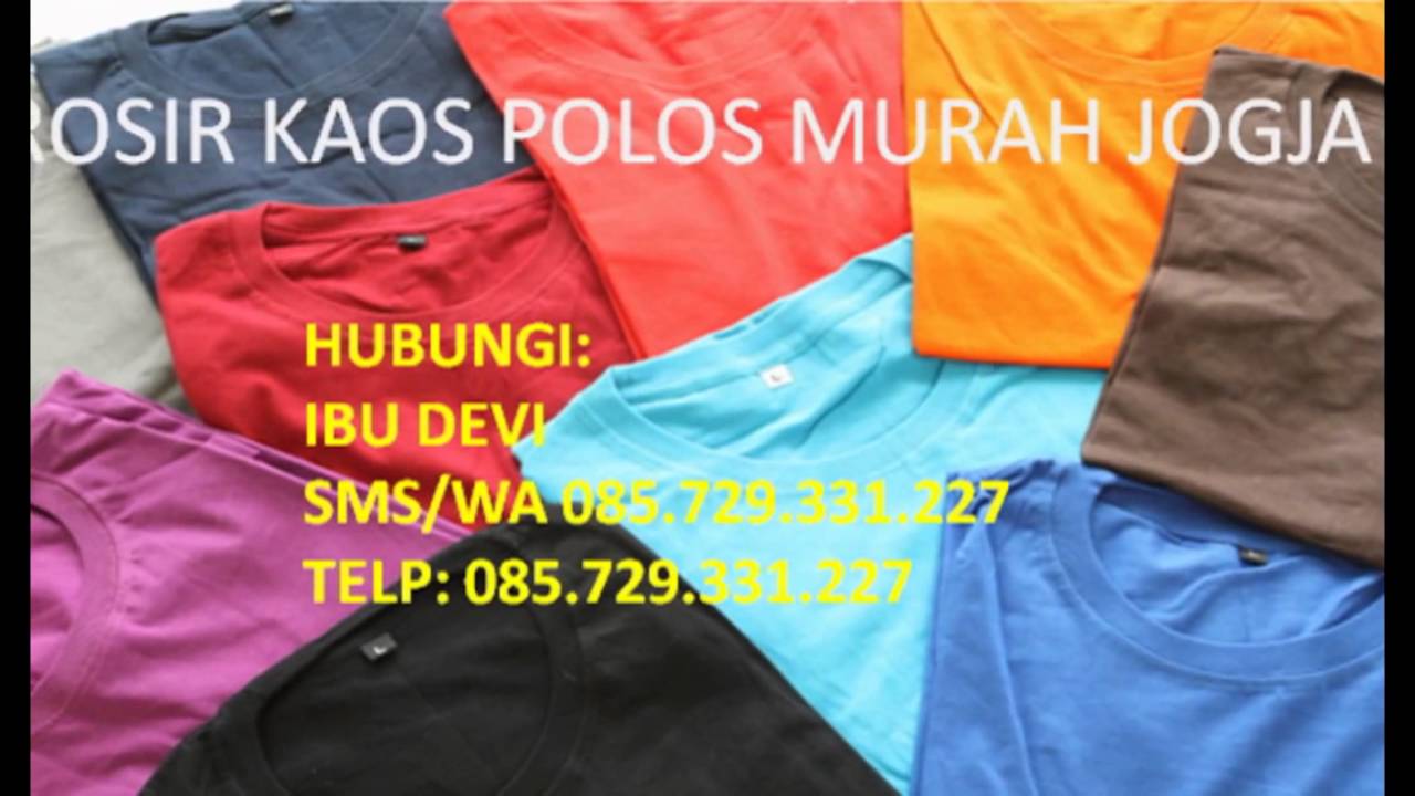 grosir kaos  polos  murah pamulang  YouTube