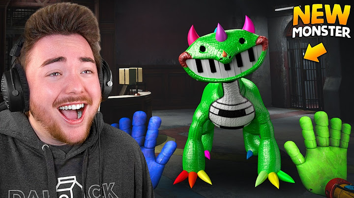 POPPY PLAYTIME CHAPTER 4 HAS A NEW MONSTER... (Pianosaurus)