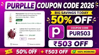Purplle coupon code today || Purplle sale 2026 || 400 off discount code Purple Lotus Discount Code