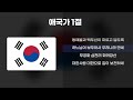 애국가 1절 가사 Lyrics 