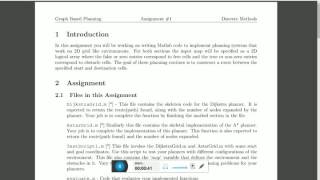 CouseraRobotics_Motion Planning_Dijkstra and AStar