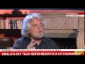 Beppe Grillo: intervista esclusiva a TgSky24
