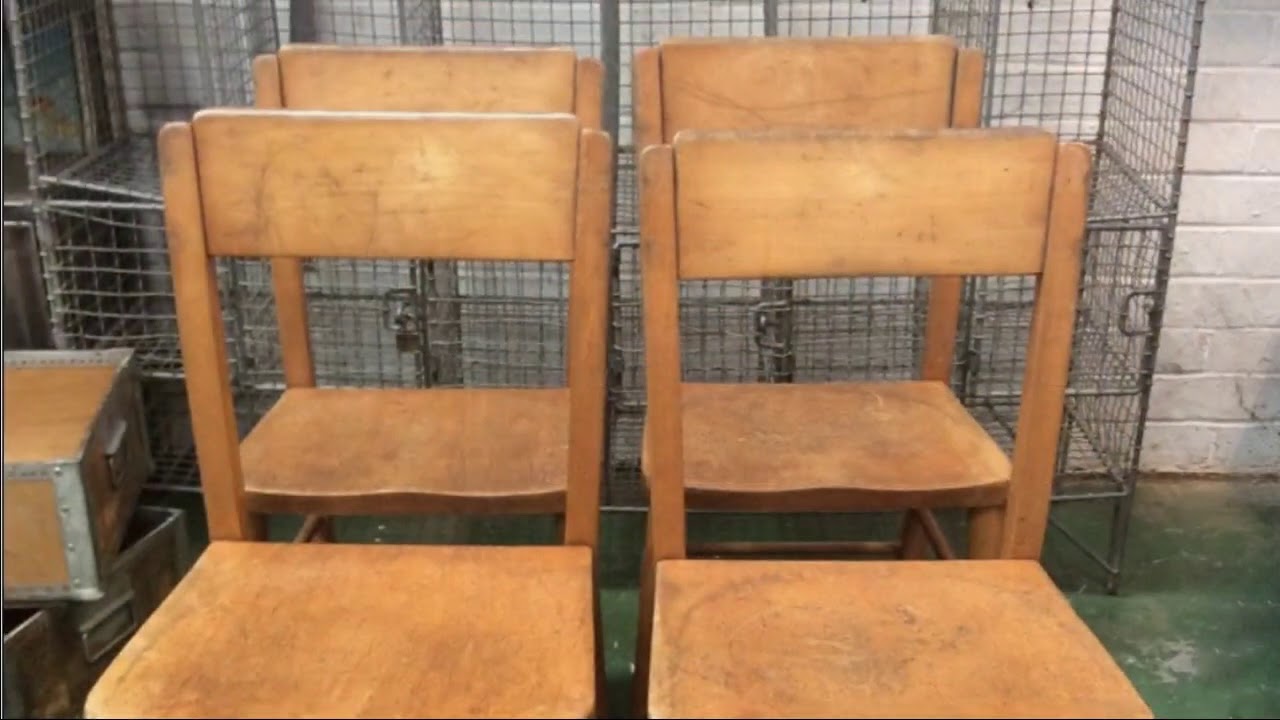 wooden school chairs desk