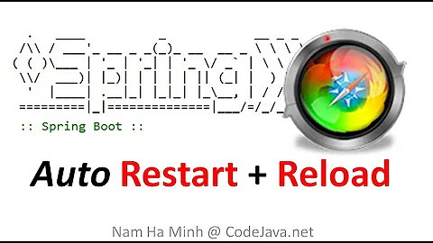 Use Spring Boot DevTools for Automatic Restart and LiveReload