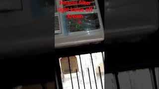 hitachi ke ac ki filter ki light off kaiseain kreain ! how to remove hitachi a.c filter light