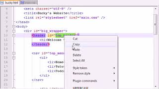 HTML5 - Tutorial 15 - Styling the Header and Navigation Profile