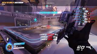 Solo Carry Predicted Sextuple Kill I Overwatch