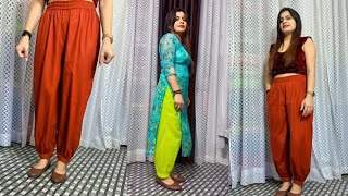 Afghani Trouser Pant Cutting and Stitching Very Easy Method step by step 👌👌 screenshot 2