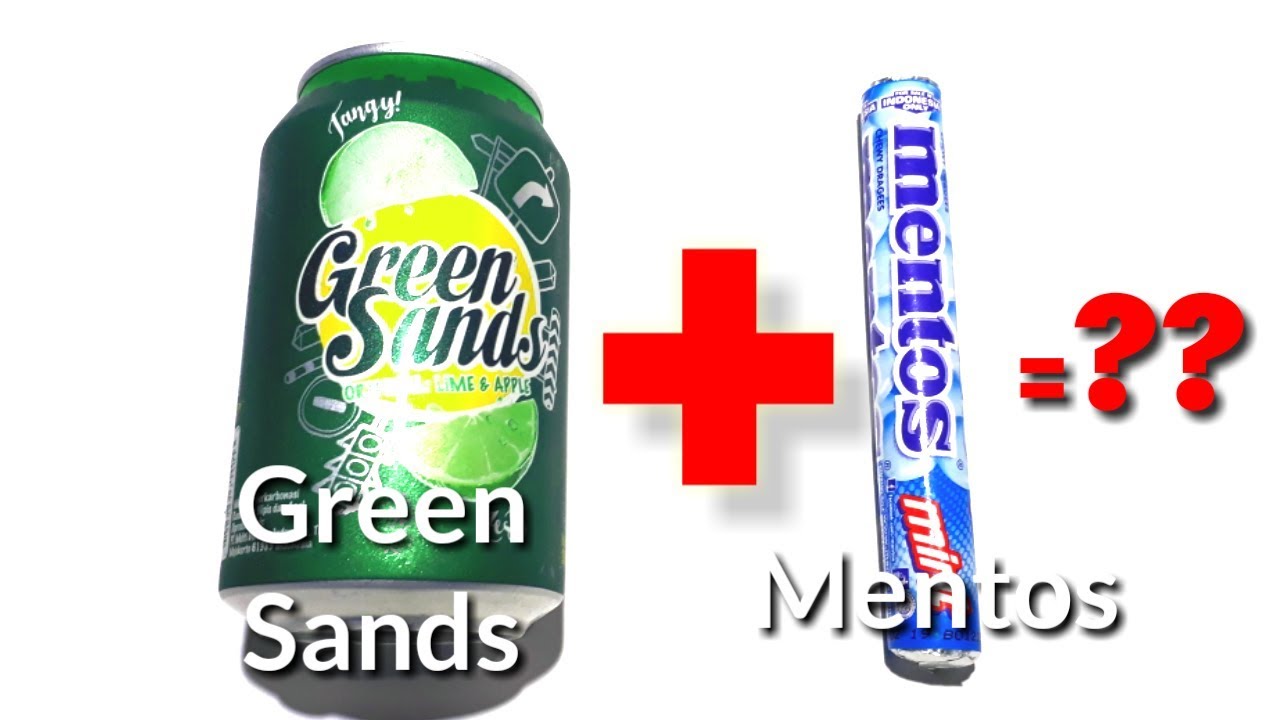Eksperimen Bir GREEN SANDS vs MENTOS, Apa Yang Terjadi ?? | Experiments